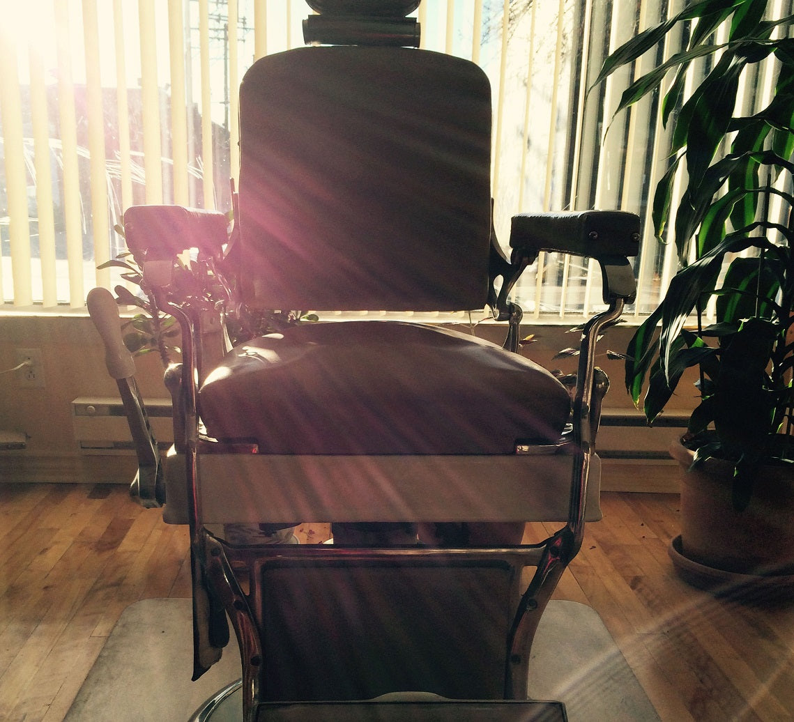 Giacinto's original barber chair