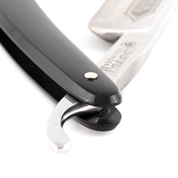 Dovo 100 Straight Razor, Cellidur Black Handle